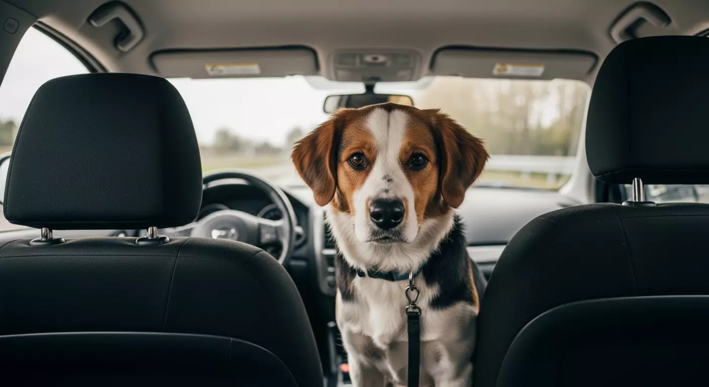 Pet hair extraction from car seat in Barrington IL